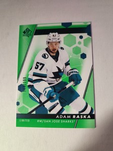 2022-23 SP Authentic Adam Raska Future Watch Green Limited Rookie Card #/199