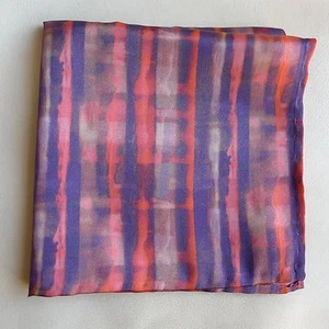 Silk pocket square Solseture Liberty satin fabric - Picture 1 of 2