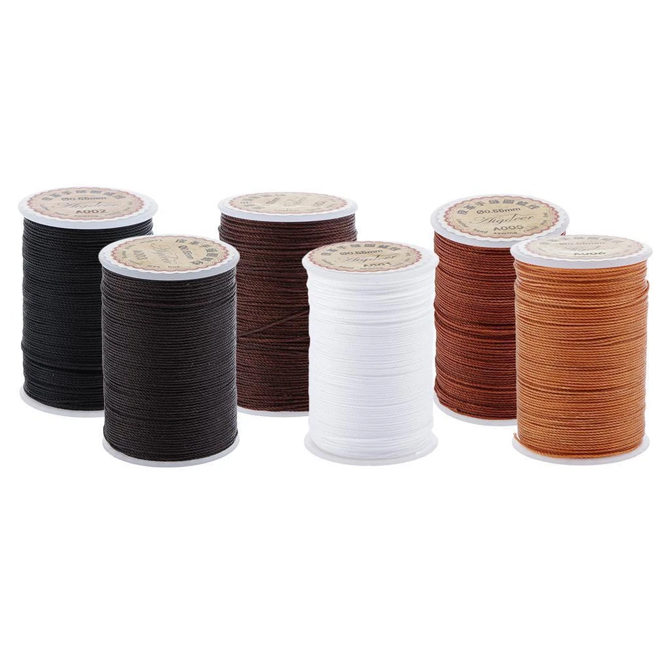 65M 0.55mm Waxed Leather Thread Thread Waxed Line Cord Beading Cord - Image 1 of 1