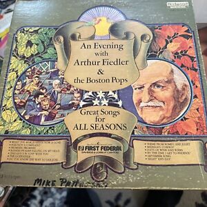 Arthur Fiedler & The Boston Pops ‎An Evening With Great Songs Christmas