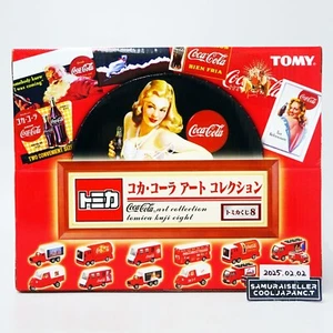 Tomica Kuji VIII Coca-Cola Art Collection BOX Minicar Japan Import NEW - Picture 1 of 10
