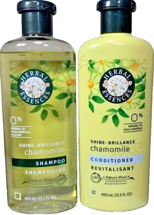 LOT OF 2 HERBAL ESSENCES  1 SHAMPOO & 1 CONDITIONER CHAMOMILE SHINE  BRILLIANCE - Image 1 of 1