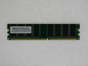 1GB DDR PC3200 400MHz Non-ECC DIMM 4 eMachines Memory T5022 T5048 T6544 T53516 - Picture 1 of 1