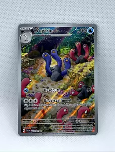 Wugtrio scharlachrot & violett: Paldean Fates 224/091 Holo Illustration Pokemon #8 - Bild 1 von 3