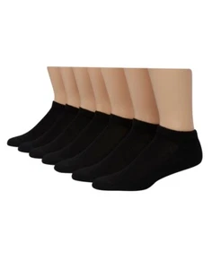 Hanes Men's BIG & TALL 6 / 12 paris cushion No Show socks "SLIGHTLY-IMPERFECT" - Picture 1 of 12