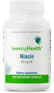 Seeking Health - Niacin 50 Mg. - 100 Vegetarian Capsules - Picture 1 of 5