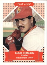 1991-92 ProCards Tomorrow's Heroes #239 Carlos Hernandez