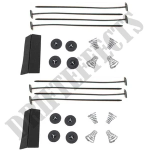 2X UNIVERSAL RADIATOR ELECTRIC FAN MOUNTING KIT STRAP TIES COOLING KIT free ship - Picture 1 of 1