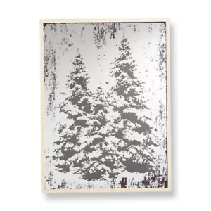 Pottery Barn Trees Antique Mirror 36x27in - Picture 1 of 2