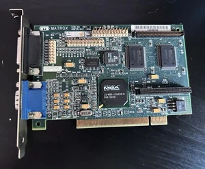 Matrox Mystique MGA-MYST/2I 2MB + 2MB Erweiterung PCI - getestet, funktioniert - Bild 1 von 2