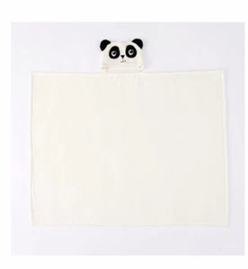 Panda Überwurf mit Kapuze für Kinder von Down Home - Bild 1 von 3
