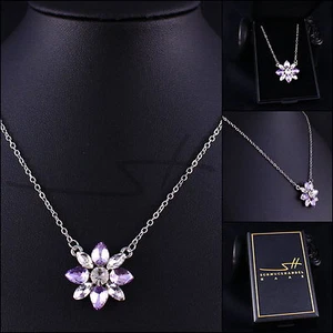 Collana e ciondolo fiore, catenina donna, argento, + astuccio, regalo festa della mamma - Foto 1 di 8