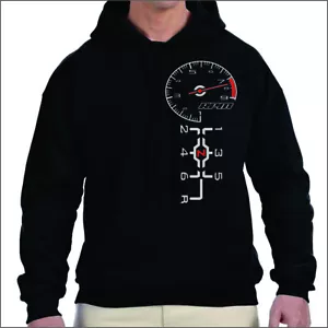 RPM RACING CAR SPEED DIVERTIDO Pulóver Unisex Sudadera con Capucha Suéter Sudadera - Imagen 1 de 5