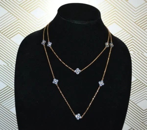 HENRI BENDEL LUXE PETAL STATION NECKLACE - Picture 1 of 9