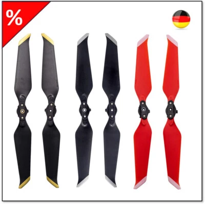 4 X Propeller  für DJI Mavic 2  pro / 2 Zoom Drohne /  8743F / Gold Silber  Rot - Bild 1 von 3