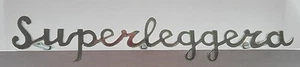 SUPERLEGGERA chromium script 90 mm. lenght for TOURING - Picture 1 of 3