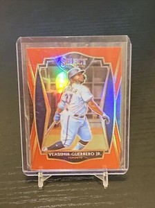 2021 SELECT VLADIMIR GUERRERO JR PREMIER LEVEL RED PRIZM PARALLEL #’d 028/199