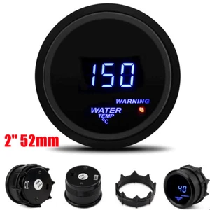 2" 52mm LED Digital Car Water Temperature Gauge ℃ Temp Meter with 1/8 NPT Sensor - Picture 1 of 9