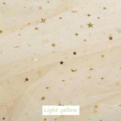 Tela de lentejuelas de malla 2M de tul brillante hágalo usted mismo tutú vestido ropa manualidades decoración del hogar rosa Foto 1 de 4