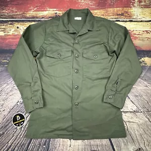 Camicia Vintage Esercito USA Militare OG-507 Twill Utility Uomo Tg 15,5 x 31 - Foto 1 di 12