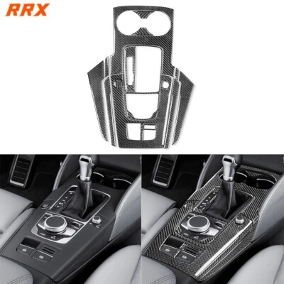 16Pcs Carbon Fiber Set Gear Shift Panel Cover Trim For Audi A3 S3 RS3 8V 2013-19 - Image 1 of 4
