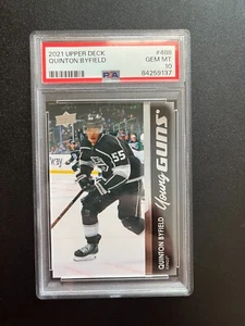 Upper Deck Quinton Byfield Young Guns 2021 novato PSA 10 - Imagen 1 de 2