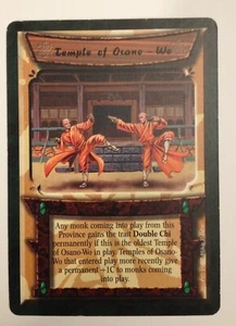 Temple of Osano-Wo L5R CCG Crimson and Jade 1997 - Picture 1 of 1
