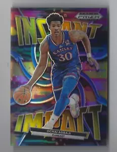 2022 Panini Prizm Draft Picks Ochai Agbaji /10 #1/10 Gold Instant Impact - Foto 1 di 2