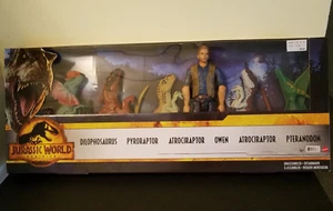 Mattel Jurassic World Dominion 5 Dinosaurios Colección y Figuras de Juguete Owen 12" - Imagen 1 de 13
