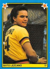 1983 Fleer Star Stickers MLB Baseball Cards Pick From List 201-NNO