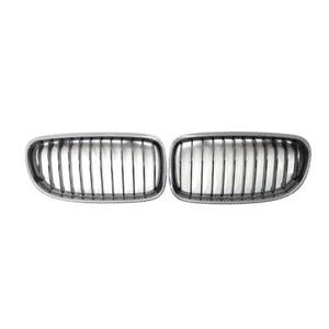 For 2009-2011 BMW E90 E91 LCI 3 Series Front Bumper Grille Carbon Fiber Printed - Picture 1 of 6