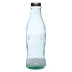 Coca-Cola Coke 12" Bank Collectible Gift Clear Plastic Bottle Coin & Change