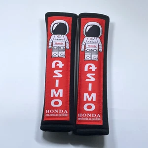 Car Seat Belt Cover Shoulder Pads Cotton For Honda ASIMO JDM Racing Accessories - Picture 1 of 5