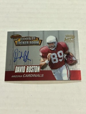 1999 BOWMAN’S BEST DAVID BOSTON ROOKIE LOCKER ROOM ON CARD AUTO CARDINALS Z2 - Image 1 of 2