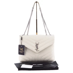 SAINT LAURENT YSL LouLou Medium Luxury Calfskin Shoulder Bag NP: €2600 - Picture 1 of 24