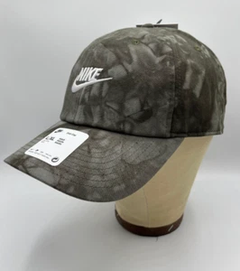 Nike Washed Dark Green Tie Dye Billed Club Cap Futura Logo Size: L/XL FB5505-325 - Picture 1 of 4