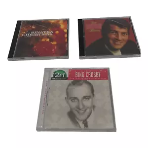 Frank Sinatra Dean Martin Bing Crosby Christmas 3 CD Music Bundle - Picture 1 of 3