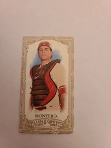2012 Topps The Worlds Champions Baseball Mini Card Miguel Montero 20 - Picture 1 of 2