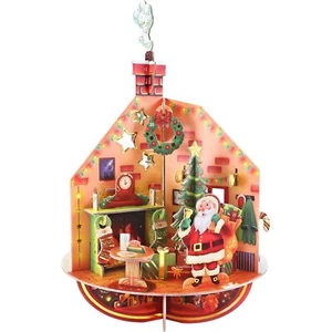 3D Deck the Halls Christmas Advent Calendar Pop-Up Pirouette Countdown Calendar - Picture 1 of 7