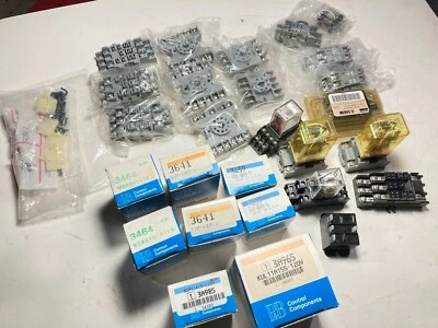 LOTE DE PIEZAS COMPONENTES DE CONTROL POTTER & BRUMFIELD. *NOS* Electrónica industrial.  Foto 1 de 4