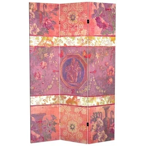 Oriental Furniture 6 ft. Printed 3-Panel Room Divider - Picture 1 of 5