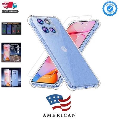 Funda para Motorola Moto G Stylus 5G 2025 con Protector de Pantalla de Cristal Templado Hea Foto 1 de 4