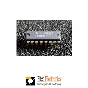 Texas CD4060BE Oscillatore con contatore/divisore ondulazioni 14 stadi IC 16 pin PDIP - Foto 1 di 1
