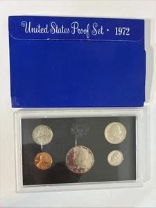 1972 United States Proof U.S. Mint Original Packaging Coin Set - Sealed - Picture 1 of 4