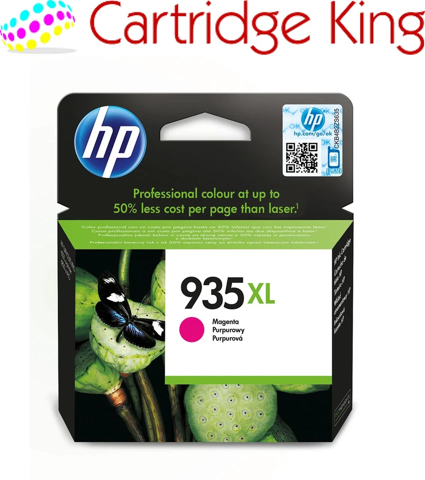 HP 935XL High Capacity Magenta Original Ink Cartridge for HP Officejet Pro 6230  - Image 1 of 1