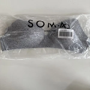 Soma Nursing Bra Enbliss Wireless 34B Graphite NWT - Picture 1 of 5