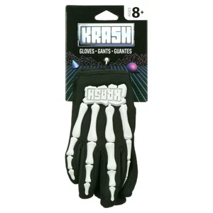 Krash X-Ray 3D Bike Gloves Youth ages 8 color BLACK - Picture 1 of 20