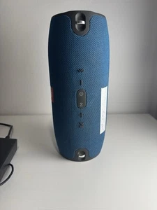 Blue JBL Xtreme Portable Bluetooth Speaker- WORKING WITH CHARGER- WEAK BATTERY - Picture 1 of 6