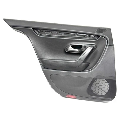 VOLKSWAGEN CC 2013 - 2017 CONDUCTOR TRASERO IZQUIERDO MOLDURA PANEL CUERO SINTÉTICO NEGRO OEM Foto 1 de 4