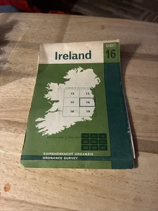 Ordnance Survey of Ireland, Sheet no 16 Mouth of the Shannon Area, 1960's - Imagen 1 de 1